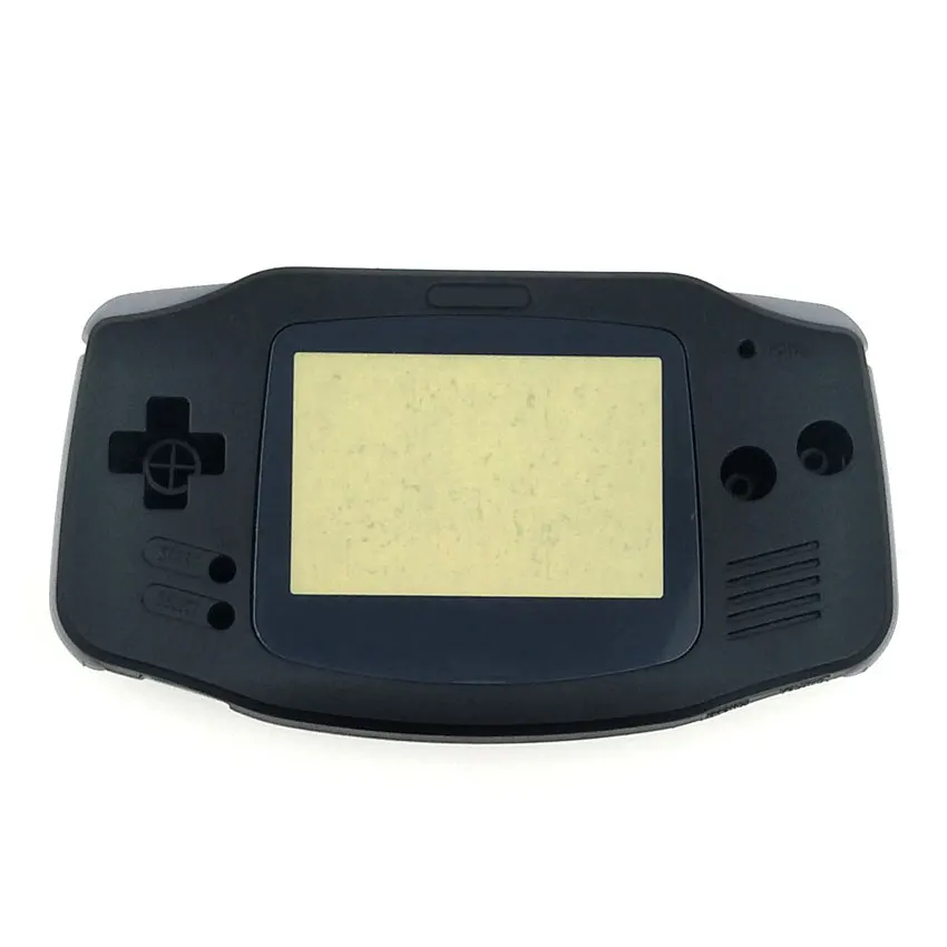 YuXi пластиковый корпус светящийся прозрачный чехол Корпус для nintendo Gameboy Advance Игровая приставка GBA - Цвет: Black