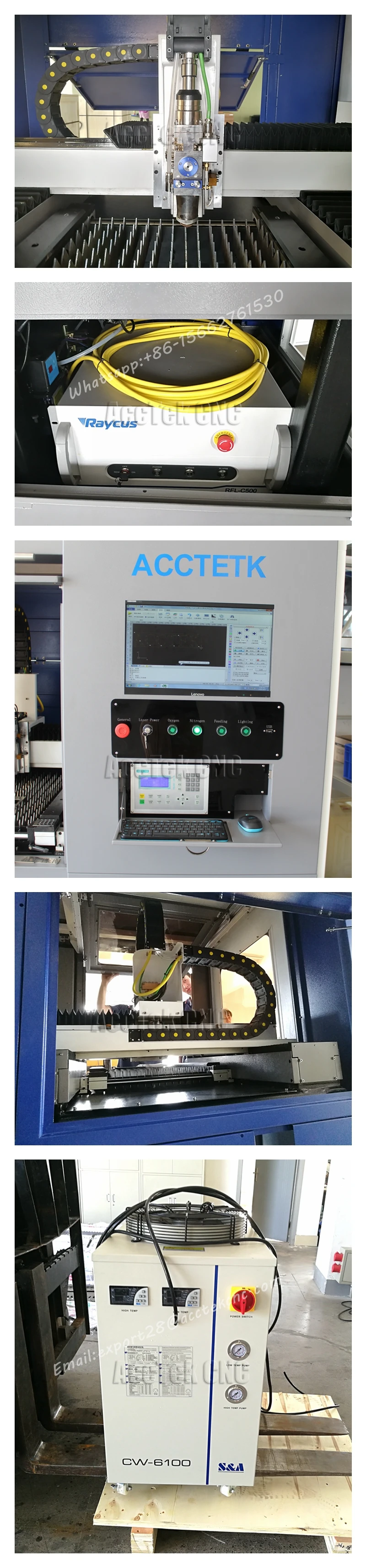 Высокое качество волоконно-лазерной резки машина meral токарный станок Сделано в Китае