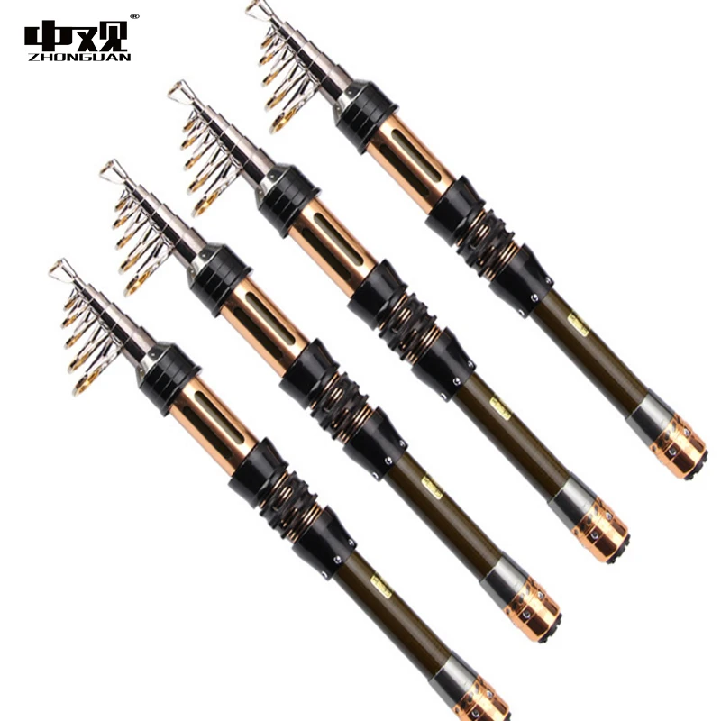 1 pcs super short Ocean Fishing Rod 1.3/1.5/1.8m/2.1m/2.4m Telescopic