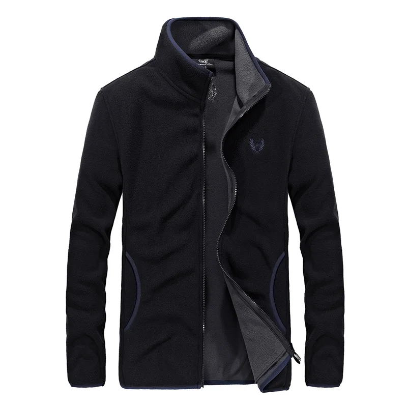 Термальное спортивное пальто мужские куртки для бега 7XL 8XL свободная флисовая мужская куртка флисовая уличная куртка-ветровка, ветрозащитная теплая спортивные кофты