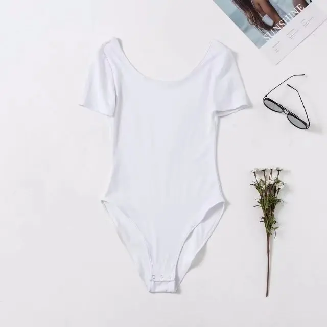 Jellpe short sleeve bodysuits women summer open back sexy vintage halter bodysuits ladies chic preppy bodysuits Jellpe short sleeve bodysuits women summer open back sexy vintage halter bodysuits ladies chic preppy bodysuits