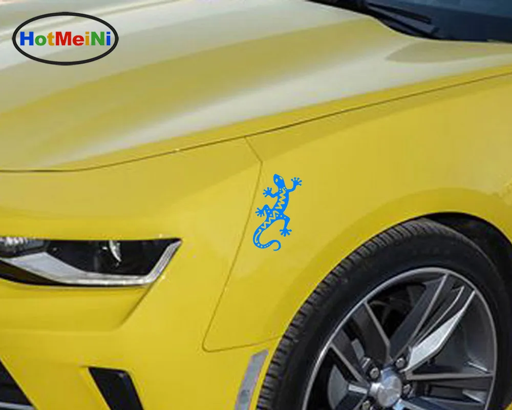 HotMeiNi модная виниловая наклейка Gecko Lizard для стайлинга автомобиля с хвостом яркая