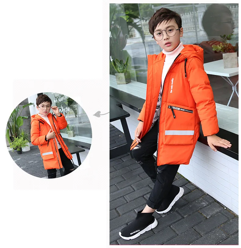 2017 High Quality Hooded Thick Boys Winter Down Coats For Kids Big Pocket Jackets Girls Clothes Children Tops Outerwear Clothing (14)