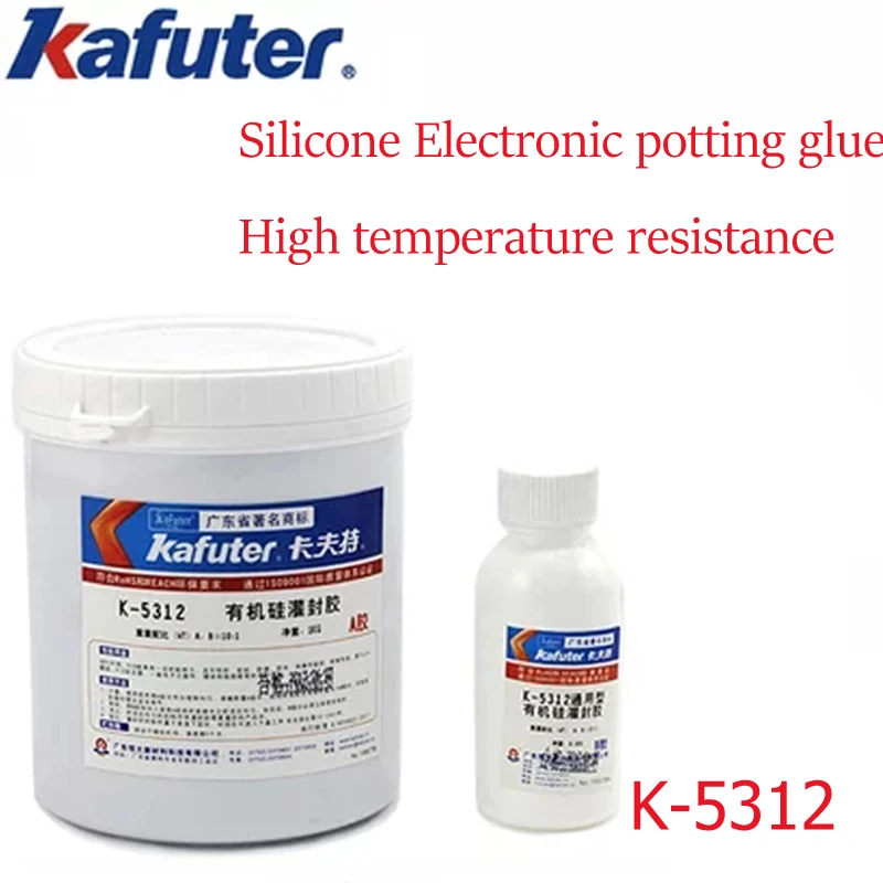 

kafuter K-5312 electronic pouring glue two-component silicone potting adhesive resistance high temperature sealant