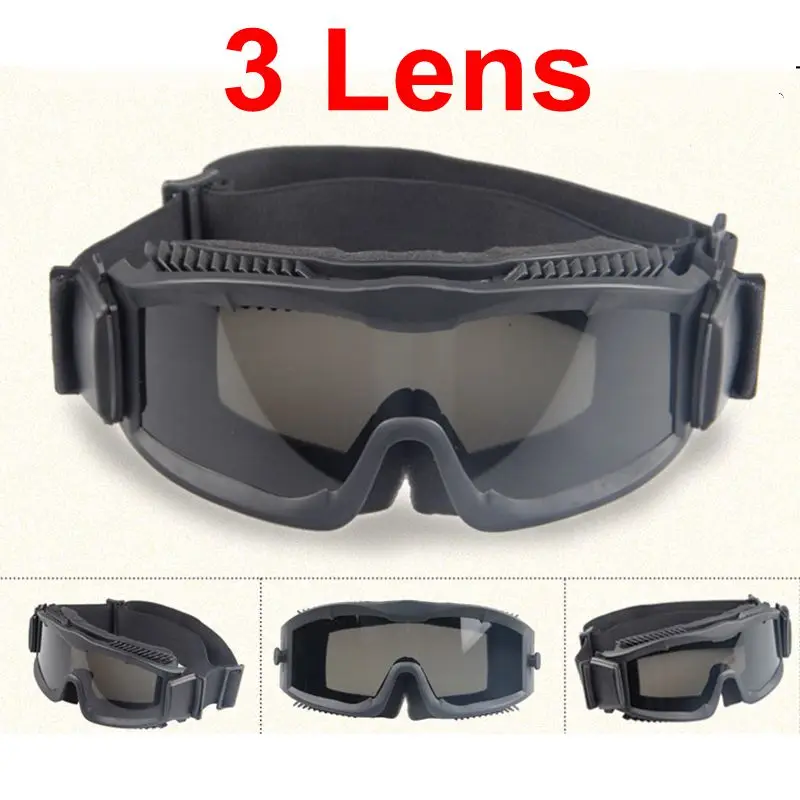Outdoor Sports Military Airsoft Tactical Sunglasses Eyewear Hunting