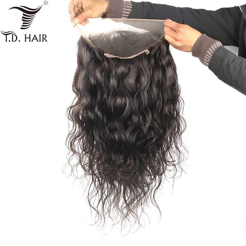 TD Lace Frontal Body Wave Wig with Baby Hair Swiss Transparent Lace Peruvian Wigs Remy Natural Human Hair 130% 150% 180% Wig