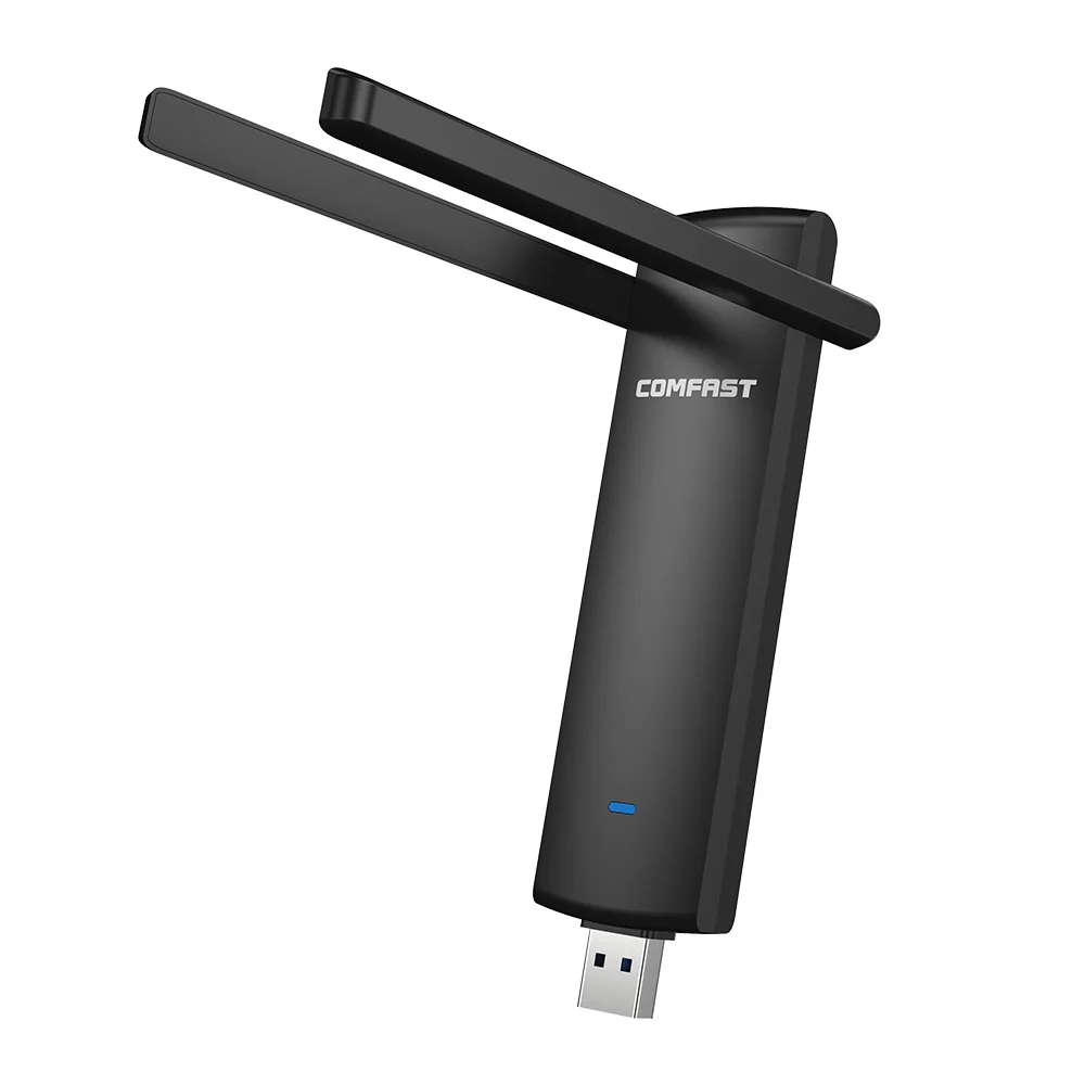 Najtaniej COMFAST adapter usb wifi 1200 mb s 2.4Ghz + 5.8Ghz dwuzakresowy klucz wi fi Plug And Play AC karta sieciowa antena wifi na usb CF 926AC