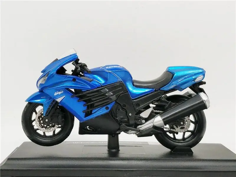 Maisto 1:18 Kawasaki Ninja ZX 14R синий мотоцикл велосипед литья под давлением модель игрушки