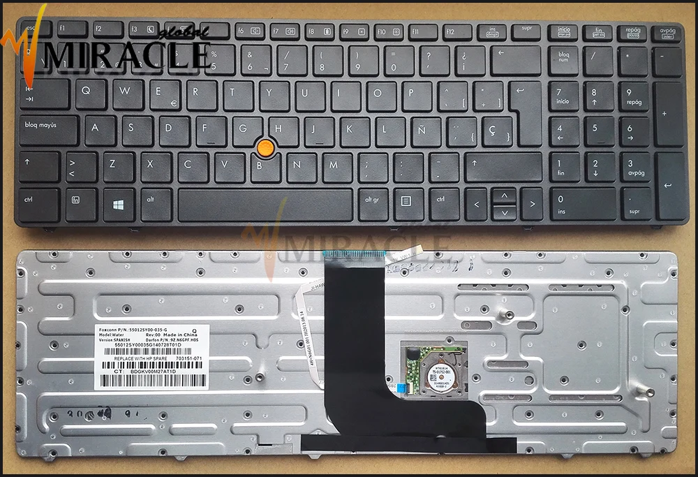 Repair You Life Laptop Keyboard for HP EliteBook 8560W