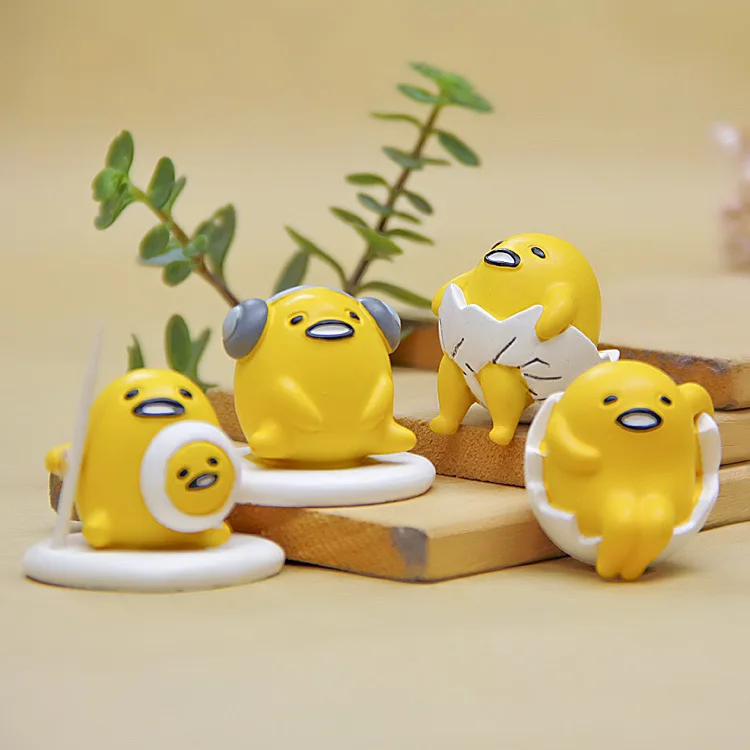 Kawaii грустное яйцо гудтама фигурка игрушка мультяшное мини Коллекционная модель