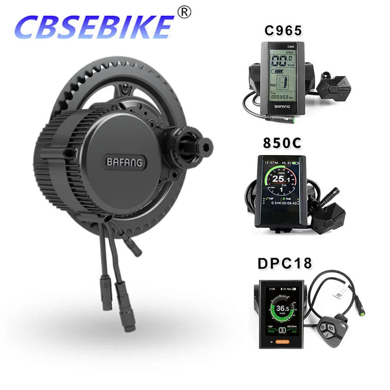 Cheap Bafang BBS01B Mid Drive Motor Kit  36V250W  Electric Bicycle Conversion  with Battery 36V 12.5AH 1