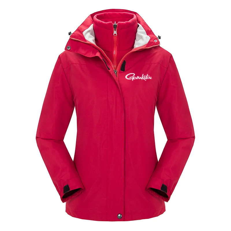 

Women Winter Outdoor Fishing Clothing Waterproof Warm Fishing Jackets Patchwork Mountaineering Suits Hunting Hiking Jacket