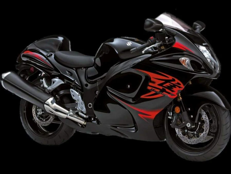 

Gloss Black Fairings For Suzuki GSXR1300 Hayabusa 08 09 10 11 12 13 14 2008 - 2014 ABS Plastic Fairing Kits Cowling Red Decals