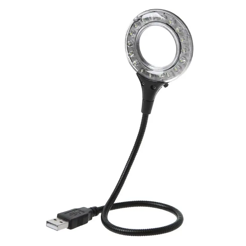 18 светодиодов USB книга свет портативная зарядная лампа гибкие лампы для чтения прикроватные Декор ноутбука рабочего кабинет школы дети