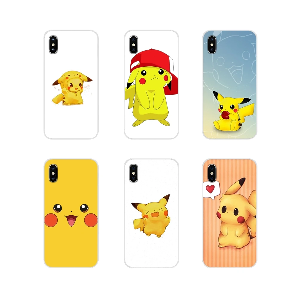 

Accessories Phone Cases Covers For Huawei P Smart Mate Honor 7A 7C 8C 8X 9 P10 P20 Lite Pro Plus Lovely Cartoon Pikachue