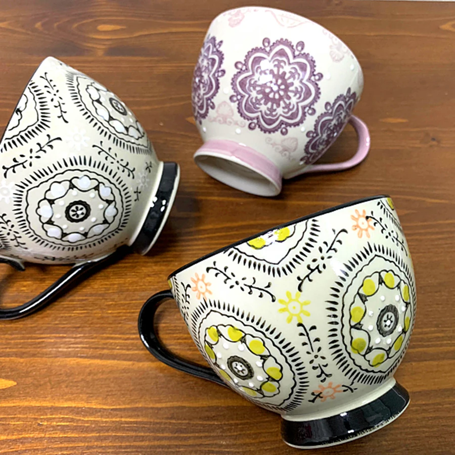 Кофейные чашки и кружка чашка для кофе молочный чай креативные керамические