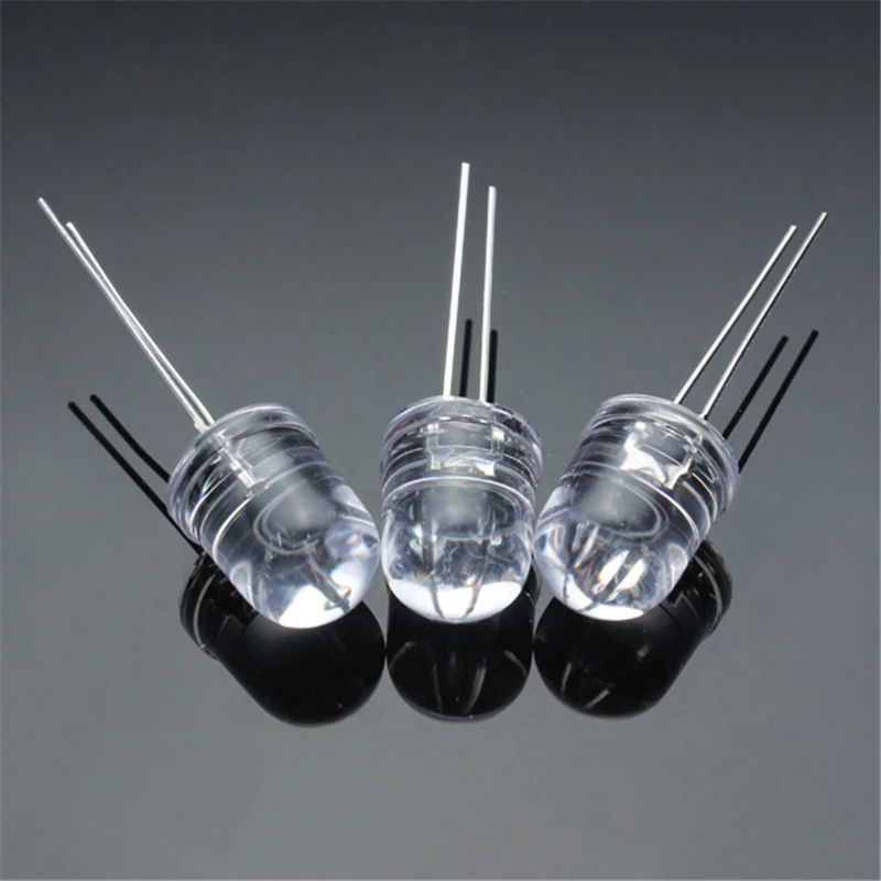 

100Pcs F10 10MM 5 Colors LED Diode Red White Yellow Green Blue Module