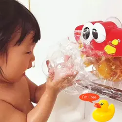 Детские игрушки пузырь Краб детские игрушки для ванной музыка Bubble Maker плавательный автоматический Ванная комната инструмент мыло для душа