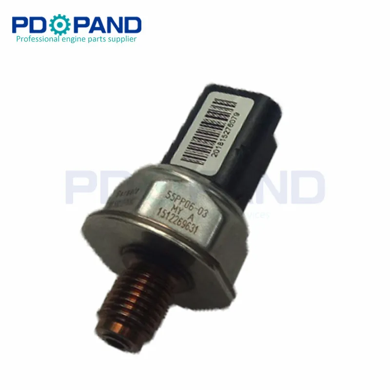 NEW Fuel Rail Pressure Sensor 9658227880 55PP06-03 For Peugeot 107 207 307 308 1.4 1.6 D WANATOP