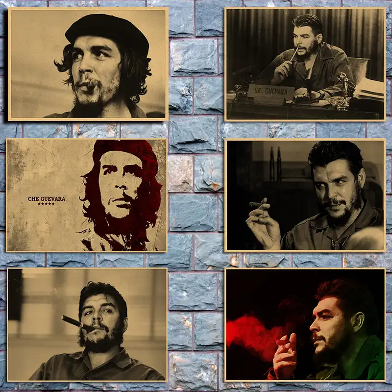 Küba askerler Che Guevara posterler nostaljik dekoratif boya çekirdek Küba askerler Che Guevara posterler nostaljik dekoratif boya çekirdek