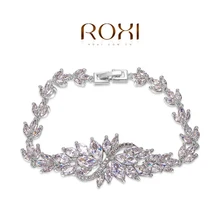 ROMAD Fashion Rings GoldPlated trendy jewelry wedding gift Austrian crystal fashion Environmental Micro Inserted Jewelry