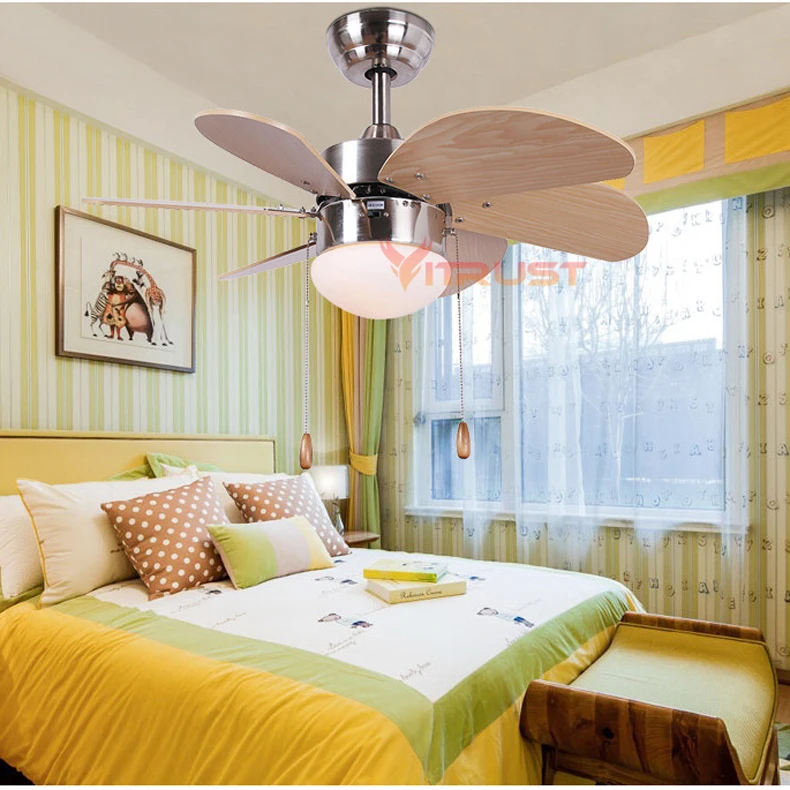 Modern Simple Ceiling Fan Light For Dining Room Child