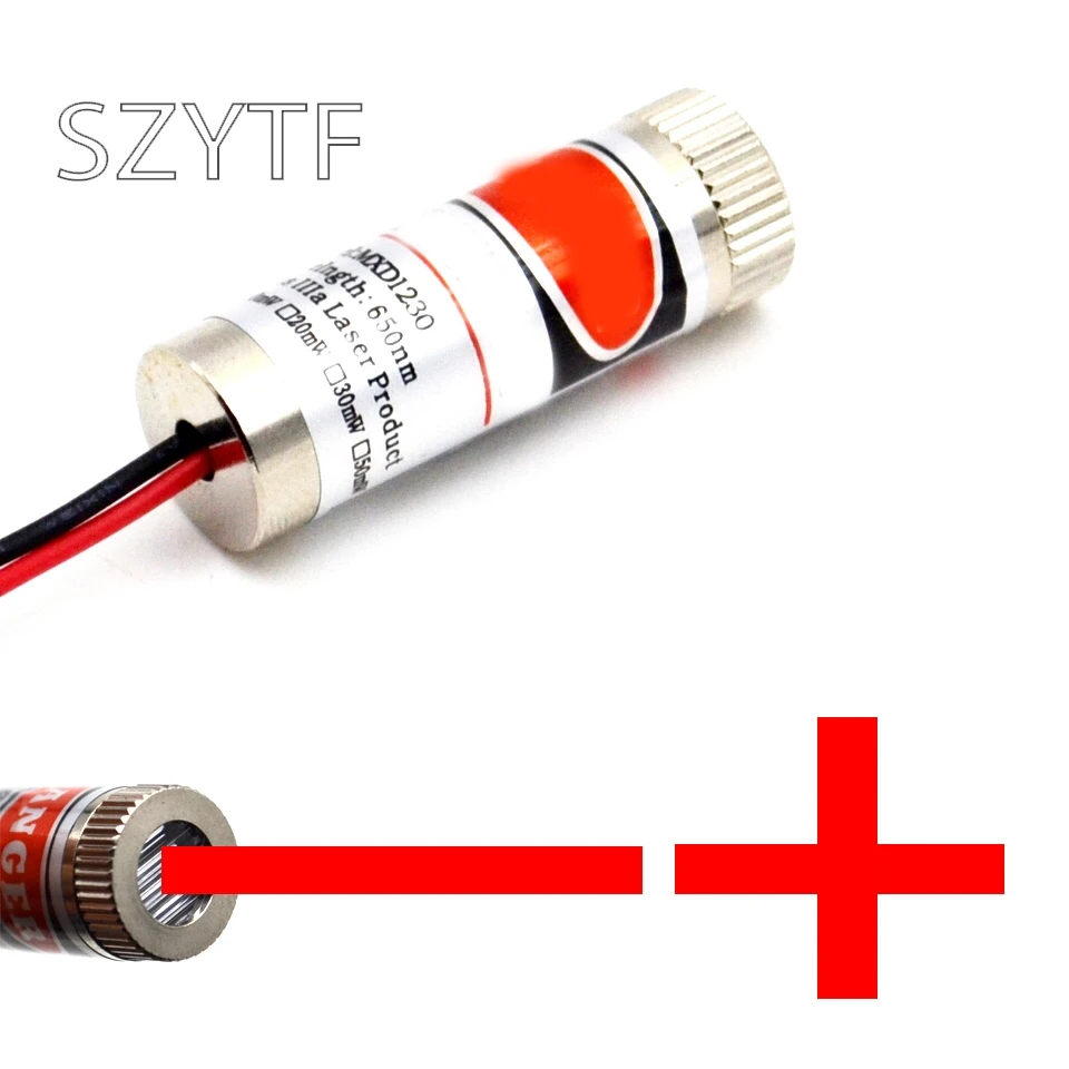 5 мВт красный Крест линии лазерные промышленные лазерные модули - Цвет: Красный