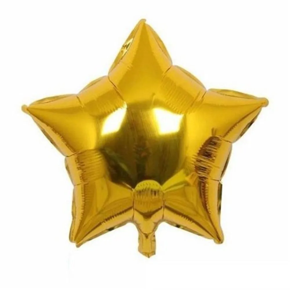 5 шт./лот 18 дюймов большие воздушные шары из алюминиевой фольги с пентаграммой, товары для дня рождения, свадебные украшения, майларовые воздушные шары в форме звезды