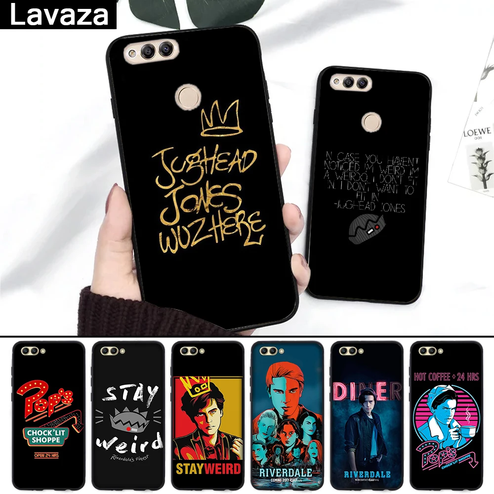 

Lavaza American TV Riverdale Jughead Jones Crown Silicone Case for Huawei Honor 6A 7A 3GB Pro 7X 8 Lite 8X 8C 9 Note 10