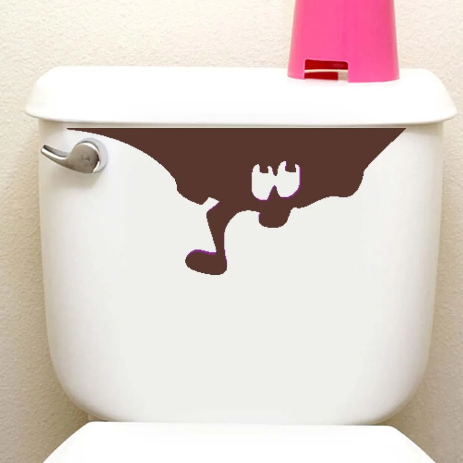 Toilet Decals Super Fun Designs Wall Sticker Colorful Creative For Bathroom Washroom Home Furniture Decoration On The Toilet (3)
