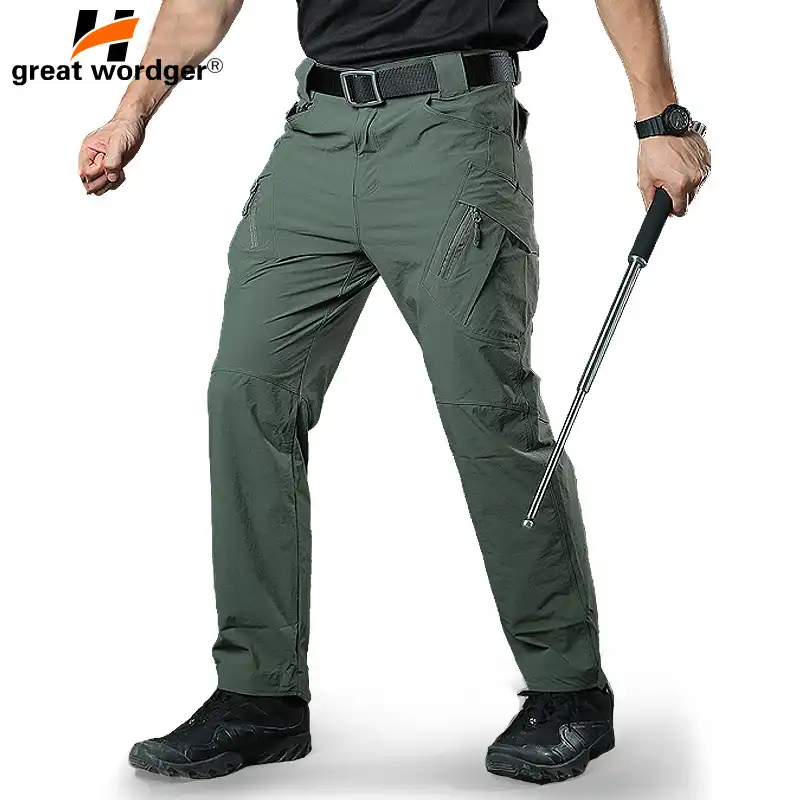 mens waterproof cargo trousers