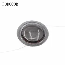 FODOCOR 2 шт 25,5 мм твитер звуковая катушка 1 дюйм полупрозрачная шелковая пленка Бытовая Колонка ВЧ диафрагма ремонтные аксессуары DIY
