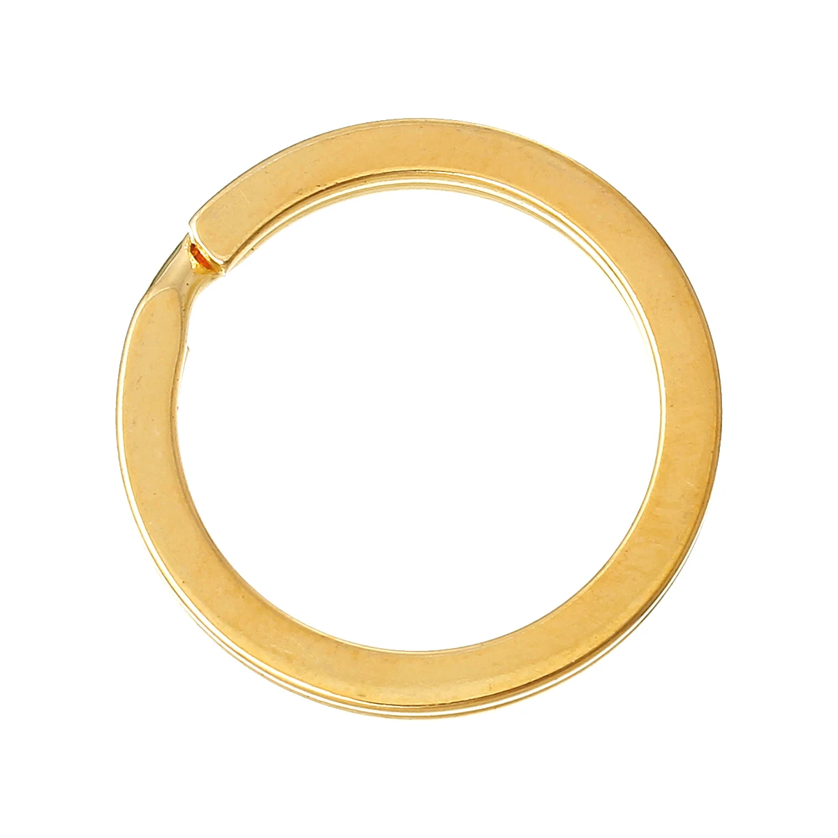 

DoreenBeads Alloy Key Chains Key Rings Circle Ring Gold color 25.0mm(1") Dia, 2 PCs 2015 new