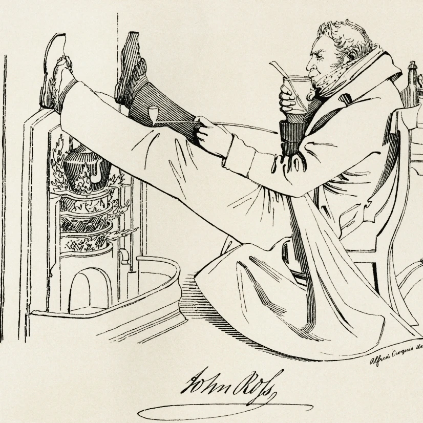 Sir John Ross  1777 - 1856. Scottish Admiral  Naturalist And Arctic Explorer.