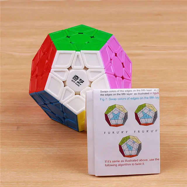 QIYI megaminxeds magic cubes stickerless speed professional 12 sides puzzle cubo educational toys for children 5