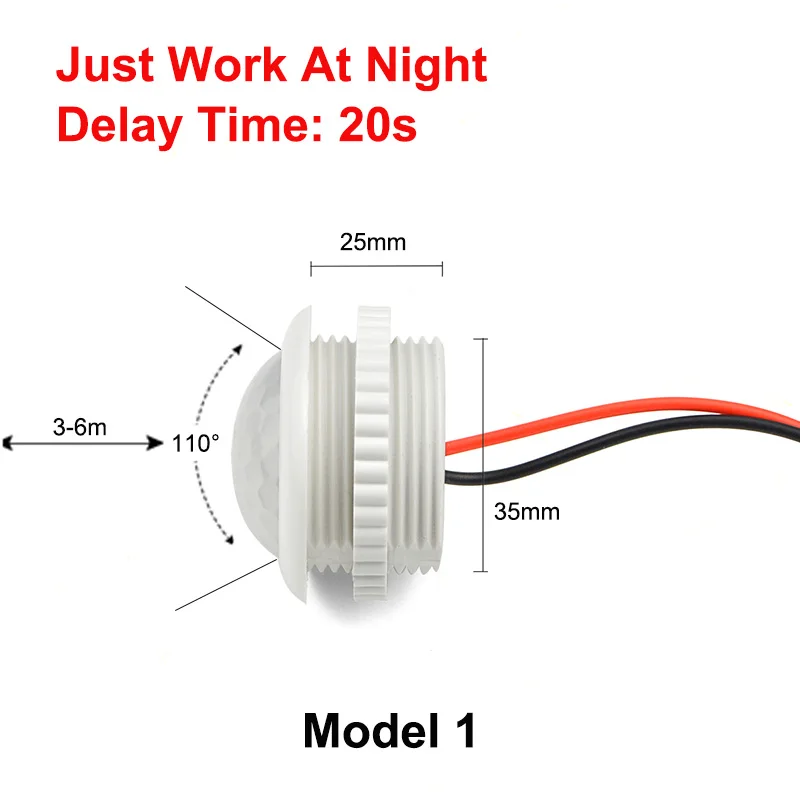 Домашний светодиодный светильник, инфракрасный ИК-датчик движения, переключатель датчика 110-220 В, выключатель, умный переключатель для светодиодный лампы - Цвет: Model 1