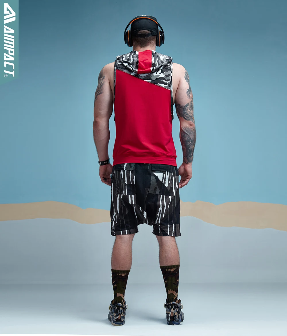 Aimpact Men Camo Tank Tops with Hoody Fitness Mens Bodybuilding Clothing Crossfit Workout Top Activewear Sleeveless Hoodies 2017 (16)