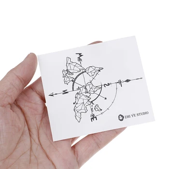 

1pc Women Body Art Mountain Universe Fake Men Tattoos New Design Waterproof World Map Temporary Tattoo Sticker