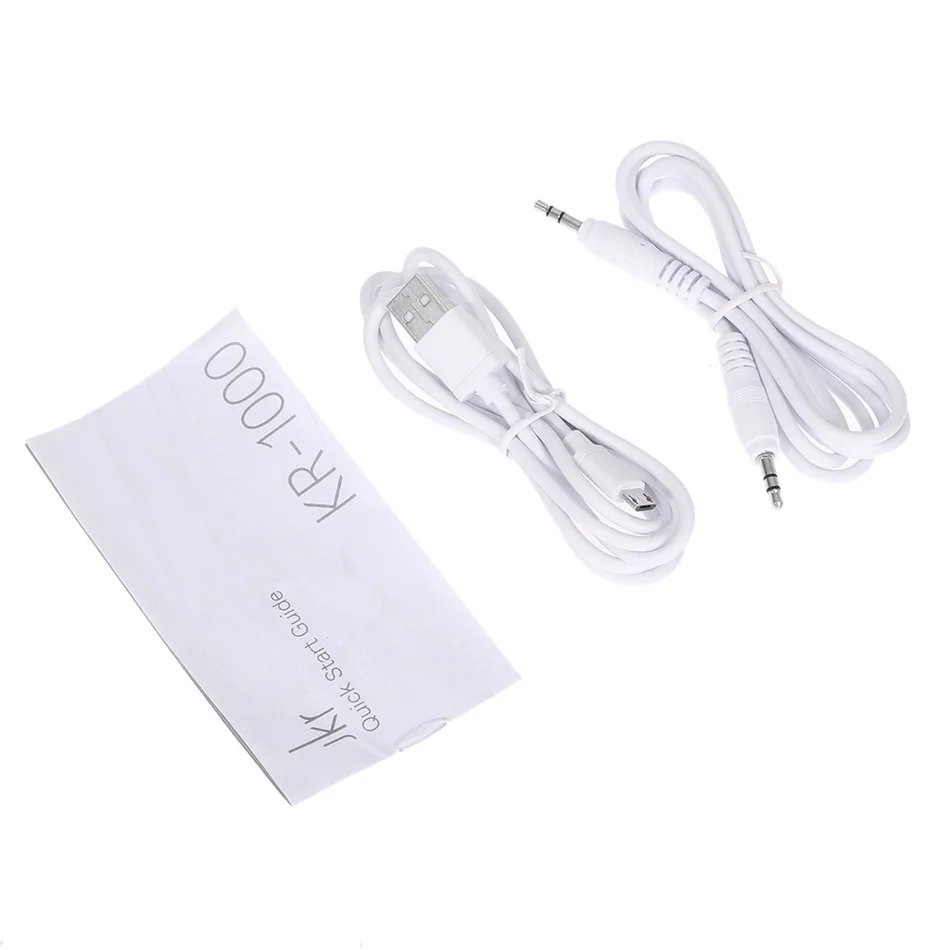 JKR KR 1000 Bluetooth динамик 20 Вт сабвуфер стерео коробка громкий беспроводной NFC Колонка