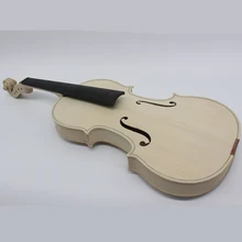 Высокое качество незавершенная только белая скрипка селективный 10 лет натуральный сушеный клен назад ель Топ ручной работы o