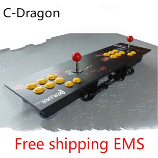 Cdragon Double rocker pc font b joystick b font usb mouth double arcade two players free