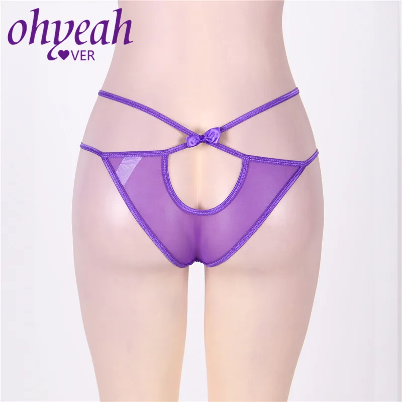 Ohyeahlover однотонные милые G стринги на бретельках сексуальные женские прозрачные