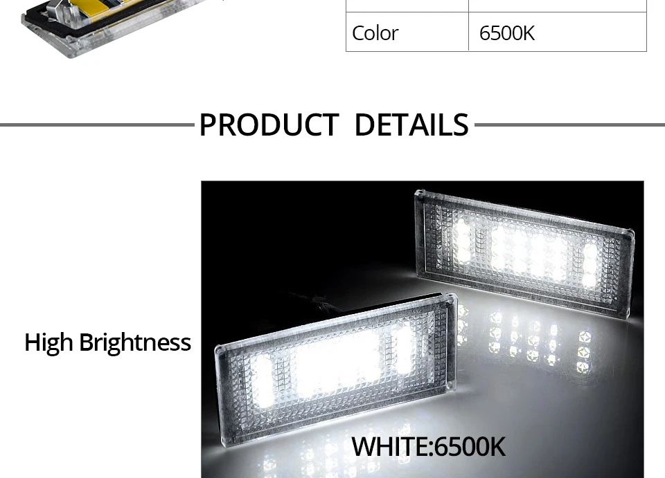 LED Number Plate Light for BMW E46_03