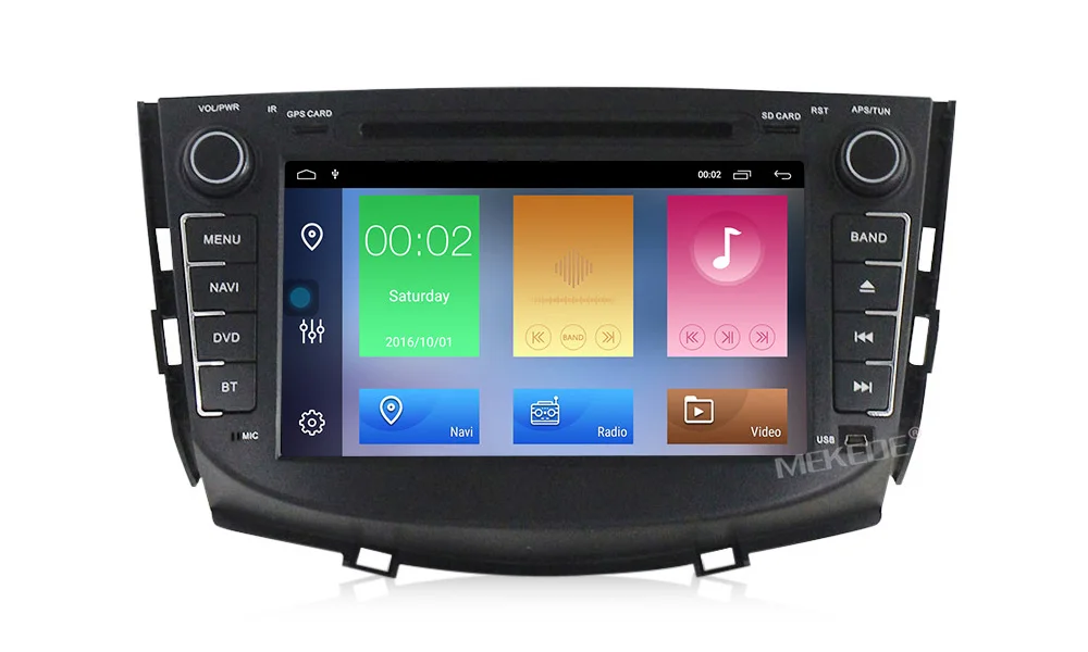Excellent MEKEDE HD 2DIN Android 9.1 2+32G Car DVD for LIFAN X60 2011-2015 Years 3G/4G GPS radio video Multimedia player Capacitive Screen 14