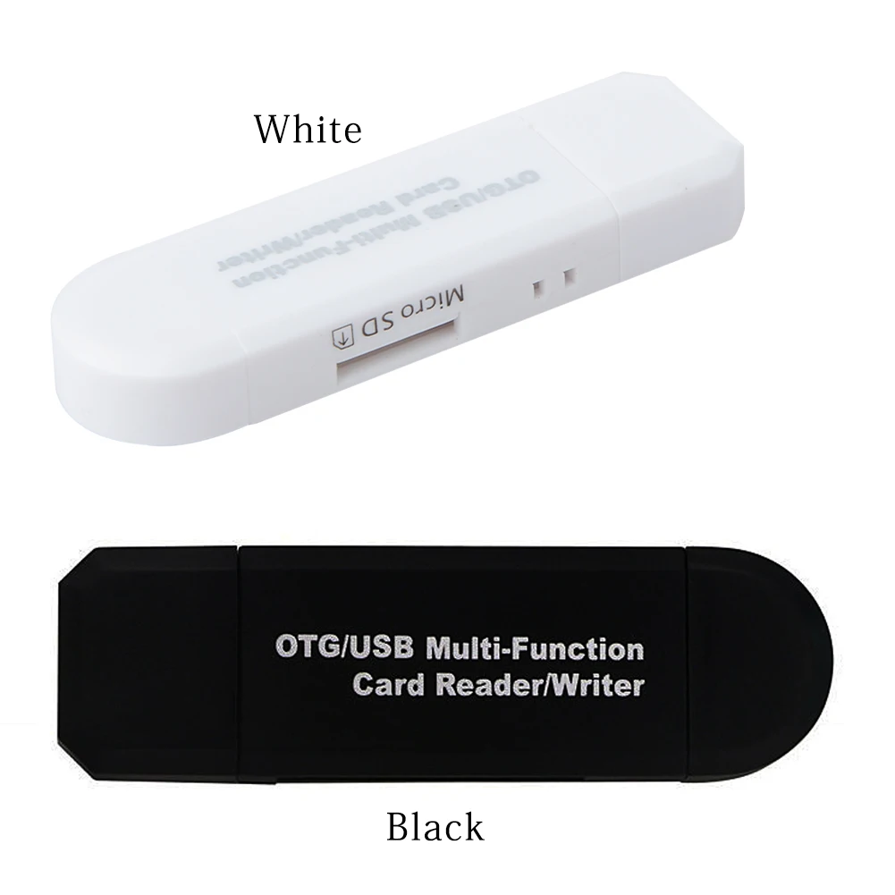Многофункциональный Тип C & micro USB и USB 3 в 1 OTG высокоскоростной Card Reader Универсальный OTG TF/SD для телефона Android ПК MacBook