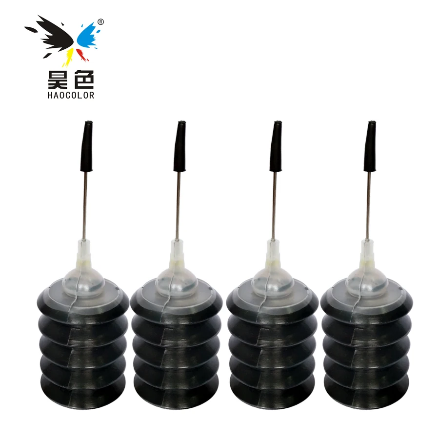 4 бутылки* 30 мл черный Универсальный пополнения краситель чернил для HP для Canon для Brother для Epson многоразового картридж