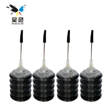 4 бутылки* 30 мл черный Универсальный пополнения краситель чернил для HP для Canon для Brother для Epson многоразового картридж