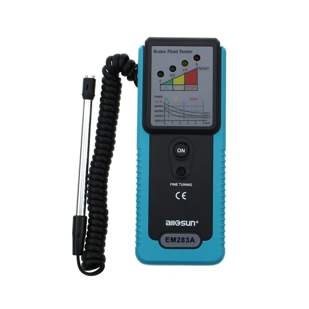 all sun EM283A Car Brake Fluid tester Vehicle brake fluid Testing Tool