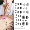 Body Art waterproof temporary tattoos paper for men and women Sex simple 3D crown design small tattoo sticker Wholesale HC1165