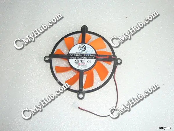 Для геймпада Gainward 9800GT PALIT для Maxsun GTS250 Yeston GT430 Φ 12 В постоянного тока 2 контактный